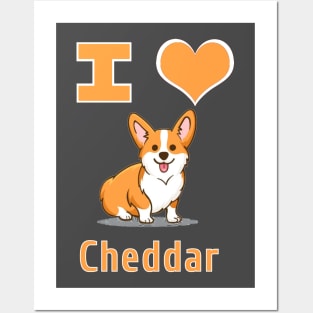 I Heart Cheddar Posters and Art